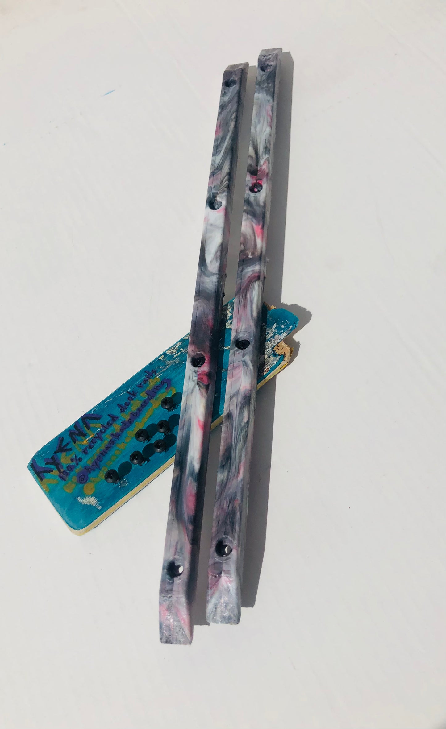 HYENA Tie-Dye Recycled Deck Rails - Limited Run!