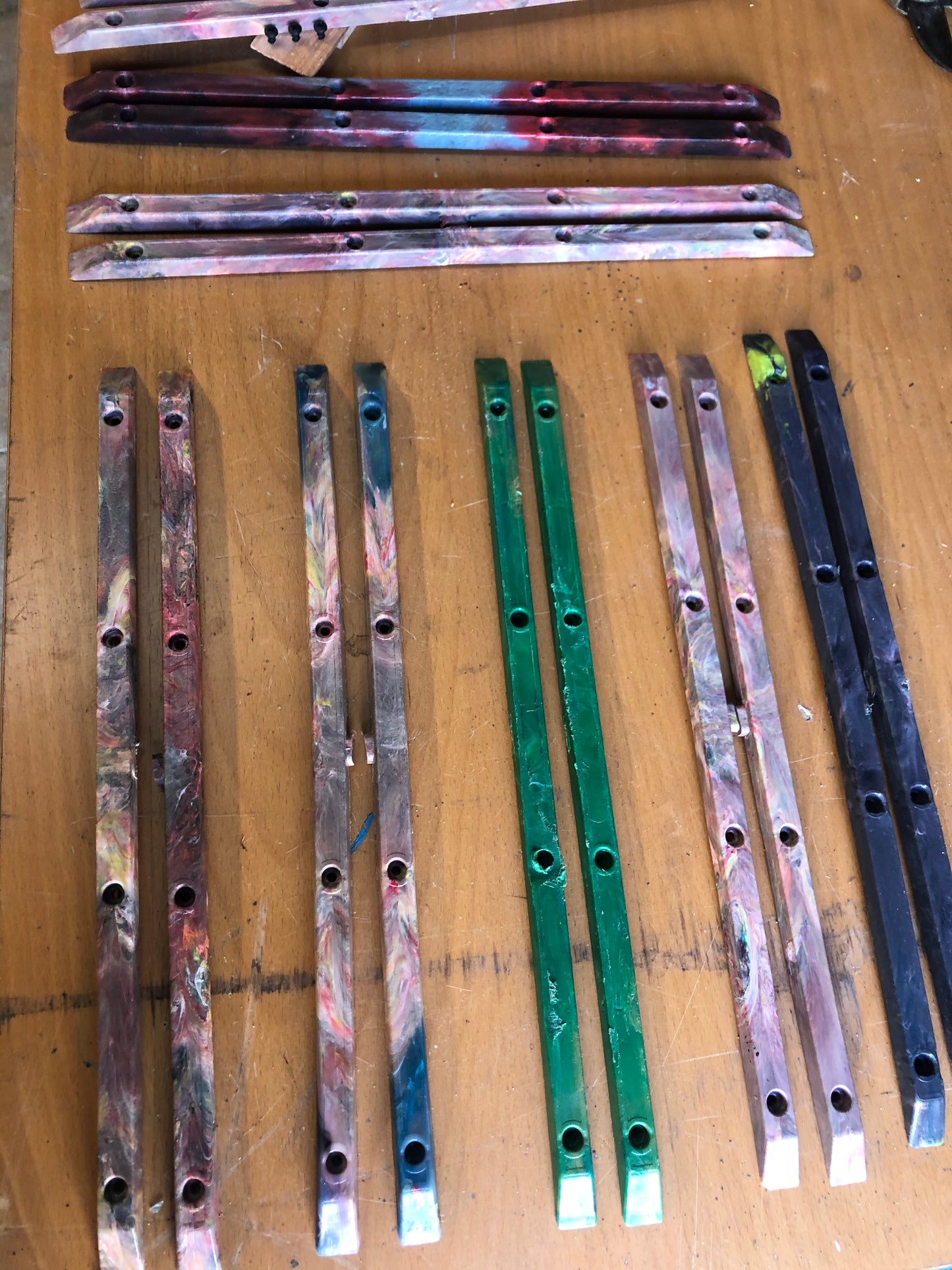 HYENA Tie-Dye Recycled Deck Rails - Limited Run!