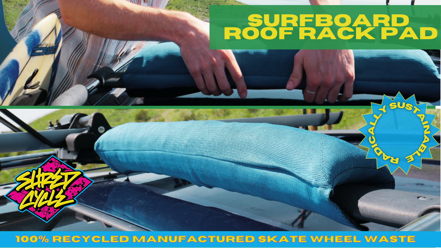 Recycled Surfboard Roof Rack Pad
